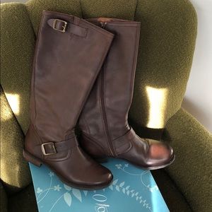 Brown Leather Riding Boots